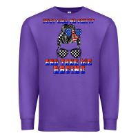 Purple just call me pretty and take me racing Premium Sweatshirt - JahusDesignShop