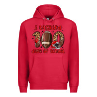 Cardinal i tackled 100 days of school Premium Hoodie - MaliasSmallBusiness