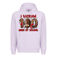 Lilac i tackled 100 days of school Premium Hoodie - MaliasSmallBusiness
