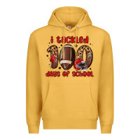 Mustard i tackled 100 days of school Premium Hoodie - MaliasSmallBusiness