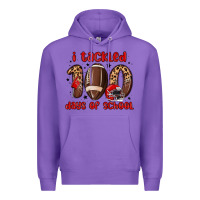 Purple i tackled 100 days of school Premium Hoodie - MaliasSmallBusiness
