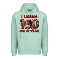 Seafoam i tackled 100 days of school Premium Hoodie - MaliasSmallBusiness