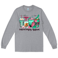 Heather Grey certified nursing assistant coffee cups Long Sleeve Tee - Zillion Design Studio