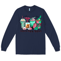 Navy certified nursing assistant coffee cups Long Sleeve Tee - Zillion Design Studio