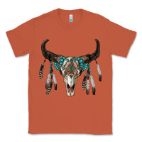 Copper boho bull skull Classic Tee - RanaPortraitStore