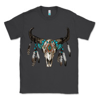 Smoke boho bull skull Classic Tee - RanaPortraitStore