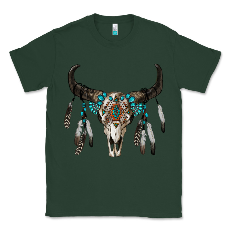 Boho Bull Skull Classic Tee by RanaPortraitStore | Teevron