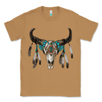 Toasted Coconut boho bull skull Classic Tee - RanaPortraitStore
