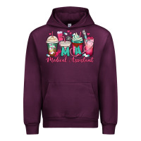 Mauve Wine ma medical assistant coffee cups Urban Hoodie - MaliasSmallBusiness