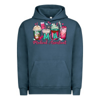Pigment Midnight Navy ma medical assistant coffee cups Urban Hoodie - MaliasSmallBusiness