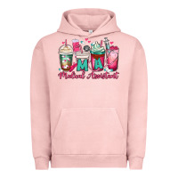 Pigment Salmon ma medical assistant coffee cups Urban Hoodie - MaliasSmallBusiness