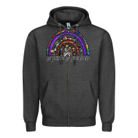 Charcoal Heather autism awareness Zipper Hoodie - SublimationCraftShop