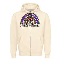 Sandshell autism awareness Zipper Hoodie - SublimationCraftShop