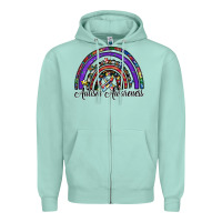 Seafoam autism awareness Zipper Hoodie - SublimationCraftShop
