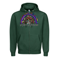 Sports Green autism awareness Zipper Hoodie - SublimationCraftShop