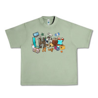 Oil Green i hook it up sewing Urban Heavy Tee - Zillion Design Studio