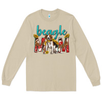 Mushroom western beagle mom Long Sleeve Tee - texasbilliewilder