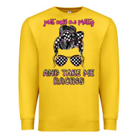 Lemon just call me pretty and take me racing Premium Sweatshirt - JahusDesignShop