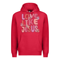 Cardinal love like jesus Premium Hoodie - MaliasSmallBusiness