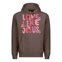 Coffee love like jesus Premium Hoodie - MaliasSmallBusiness