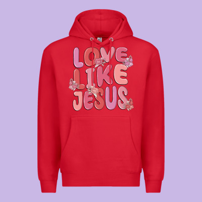 Love Like Jesus Premium Hoodie Designed By Maliassmallbusiness