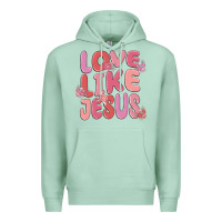 Seafoam love like jesus Premium Hoodie - MaliasSmallBusiness
