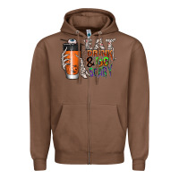 Chestnut Eat drink be scary Zipper Hoodie - CowhideDigitalArt