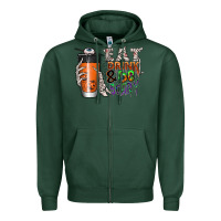 Sports Green Eat drink be scary Zipper Hoodie - CowhideDigitalArt