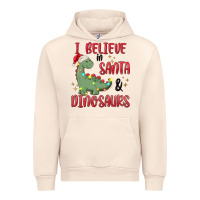 Sandshell i believe in santa & dinosaurs Urban Hoodie - MaliasSmallBusiness