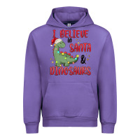Tulip i believe in santa & dinosaurs Urban Hoodie - MaliasSmallBusiness