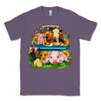 Lavender farm truck animals Classic Tee - Zillion Design Studio