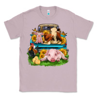 Lilac farm truck animals Classic Tee - Zillion Design Studio