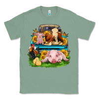 Sage farm truck animals Classic Tee - Zillion Design Studio