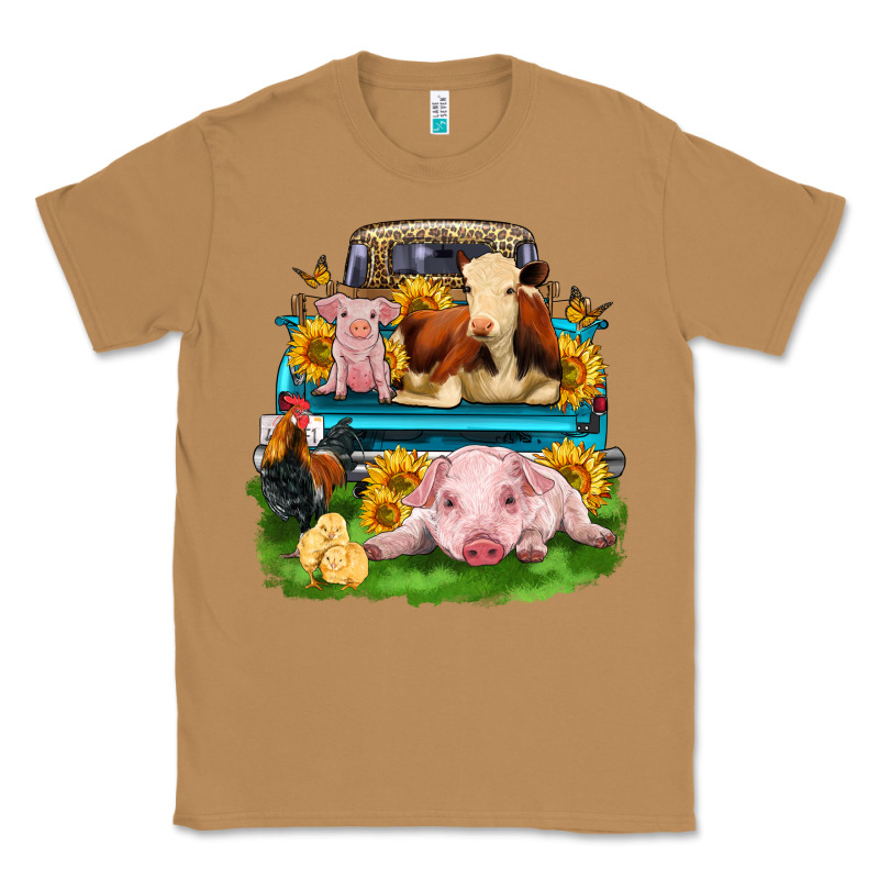 Farm Truck Animals Classic Tee by Zillion Design Studio | Teevron