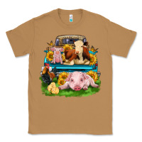 Toasted Coconut farm truck animals Classic Tee - Zillion Design Studio