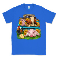 True Royal farm truck animals Classic Tee - Zillion Design Studio