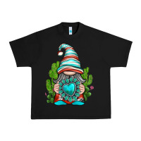 Western Gnome With Turquoise Gemstone Urban Heavy Tee | Teevron