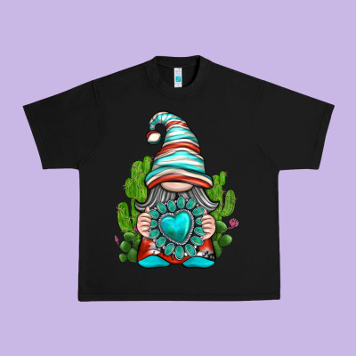 Urban Heavy Tee western gnome with turquoise gemstone