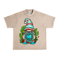 French Oak western gnome with turquoise gemstone Urban Heavy Tee - texasbilliewilder