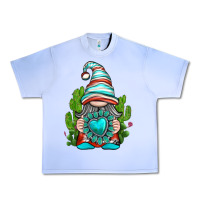 Grape Ice western gnome with turquoise gemstone Urban Heavy Tee - texasbilliewilder
