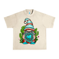 Sandshell western gnome with turquoise gemstone Urban Heavy Tee - texasbilliewilder