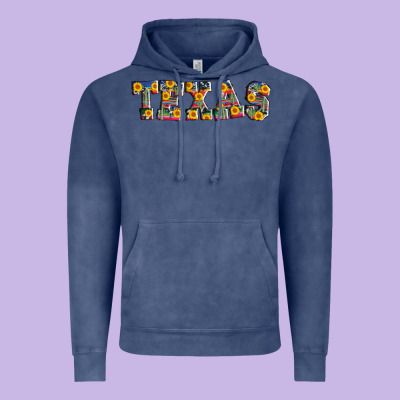 Texas Serape Sunflower Vintage Hoodie Designed By Adodesignshop