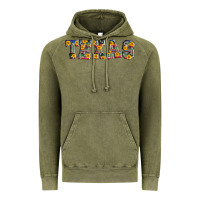 Vintage Olive texas serape sunflower Vintage Hoodie - AdoDesignShop