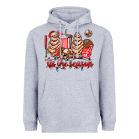 Heather Grey tis the season christmas tree  cake baseball Heavyweight Hoodie - AdoDesignShop