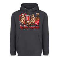 Smoke tis the season christmas tree  cake baseball Heavyweight Hoodie - AdoDesignShop