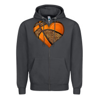Smoke basketball heart Zipper Hoodie - HRA Design Shop