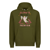 Army Green cupids brewing company Premium Hoodie - MaliasSmallBusiness