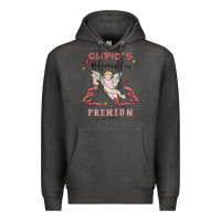 Charcoal Heather cupids brewing company Premium Hoodie - MaliasSmallBusiness