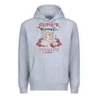 Heather Grey cupids brewing company Premium Hoodie - MaliasSmallBusiness