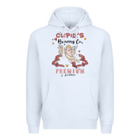 White cupids brewing company Premium Hoodie - MaliasSmallBusiness